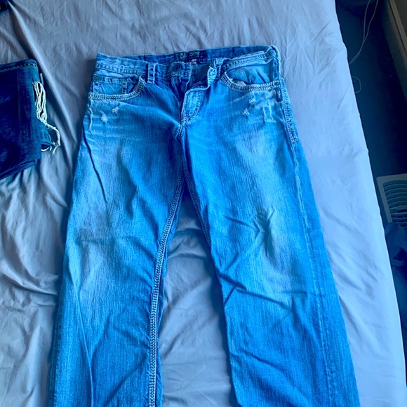 Silver jeansOlder but great fit mens Silver jeans. 36/34 - Picture 1 of 7
